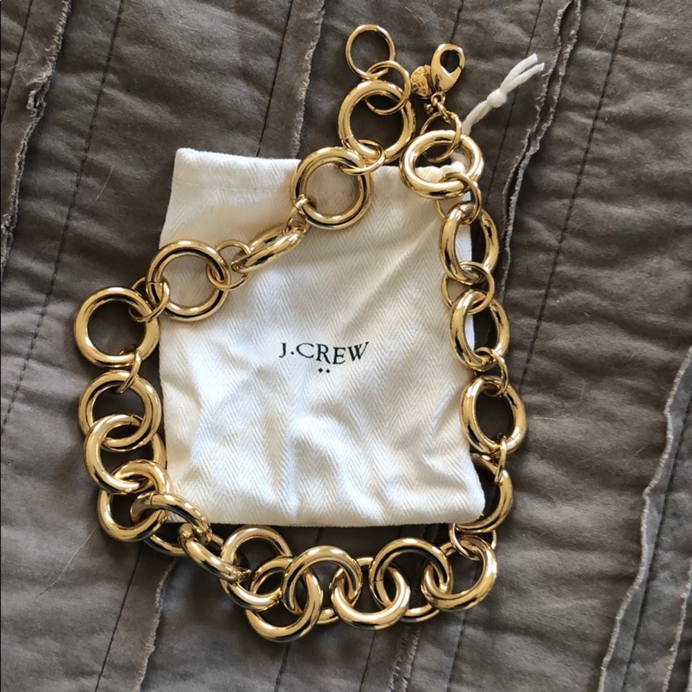 J crew chain necklace